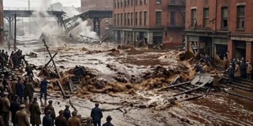 Boston'da 1919 Yılında Patlayan Pekmez Tankı 21 Kişinin Ölümüne Yol Açmıştı